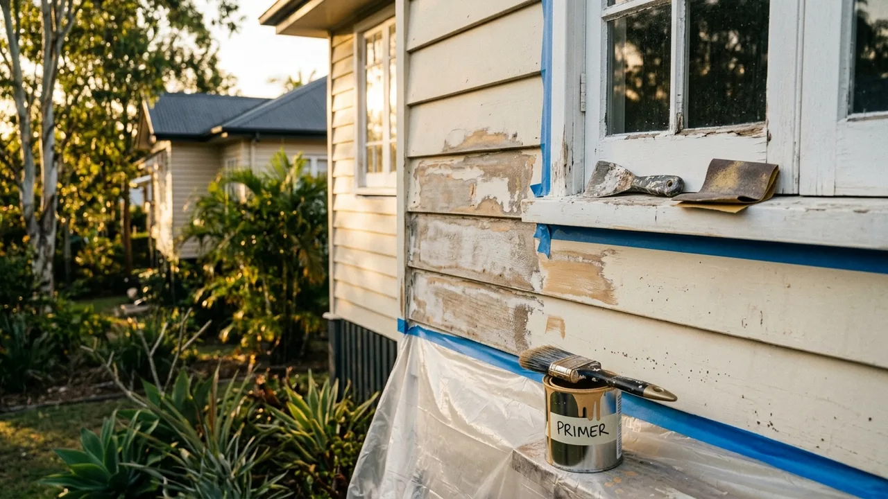 Brisbane painter detail relevant to "What actually drives the cost of painting a house in Belmont?"