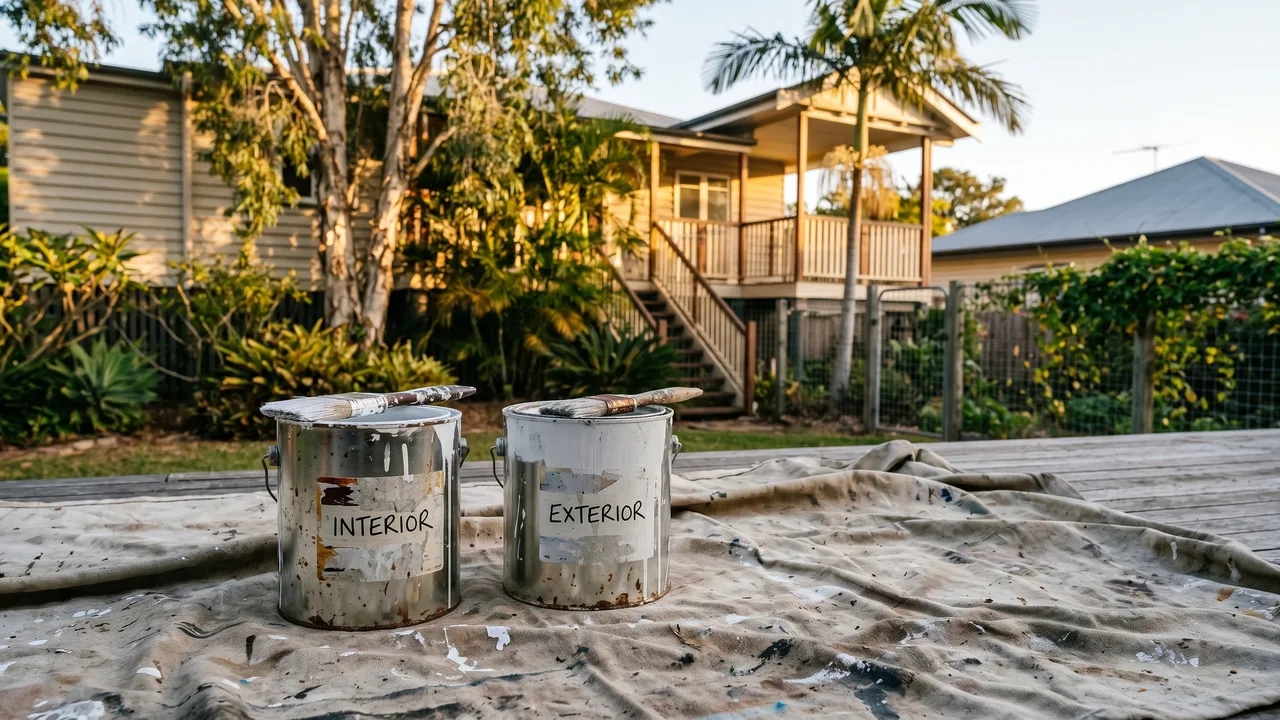 Can you use interior paint outside or does it actually matter? in Belmont